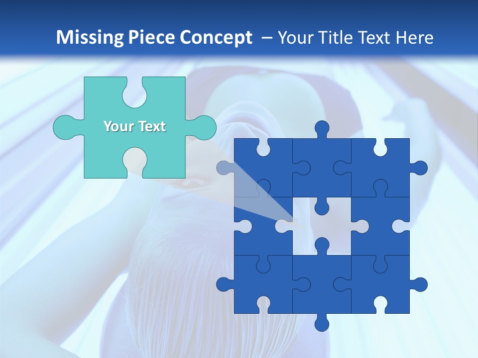 Sunbathing Protection Spa PowerPoint Template