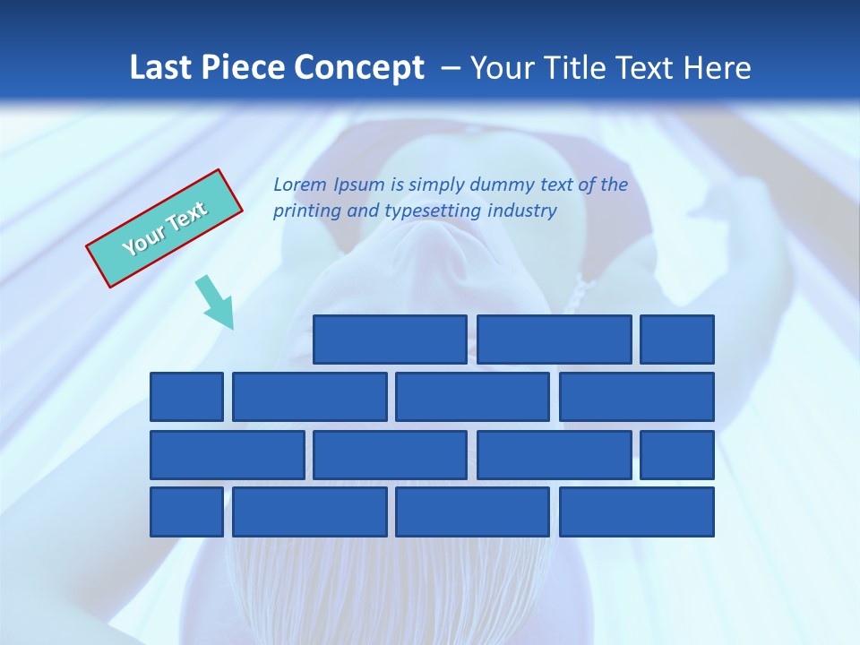 Sunbathing Protection Spa PowerPoint Template