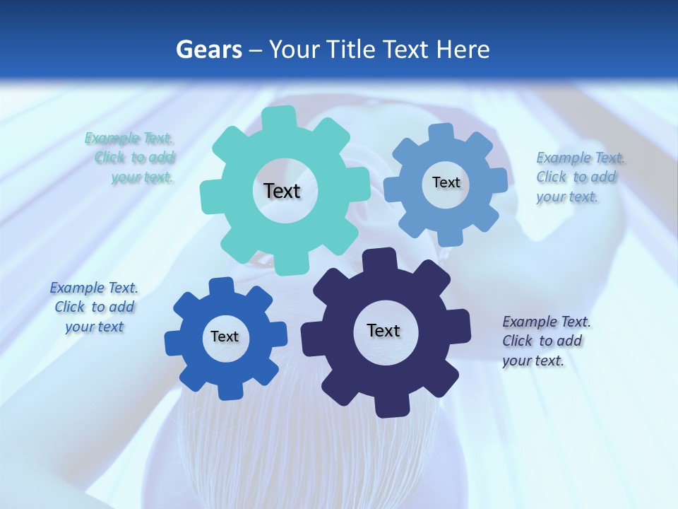 Sunbathing Protection Spa PowerPoint Template