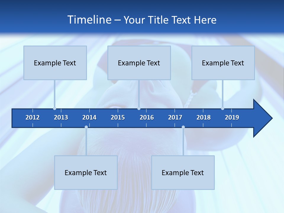 Sunbathing Protection Spa PowerPoint Template