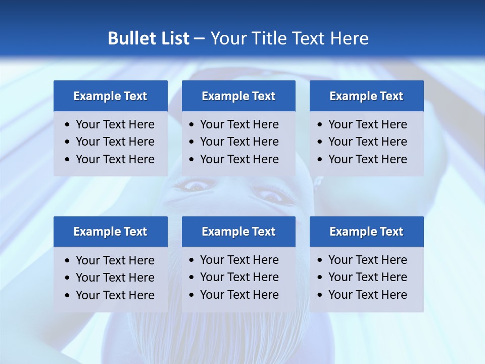 Sunbathing Protection Spa PowerPoint Template