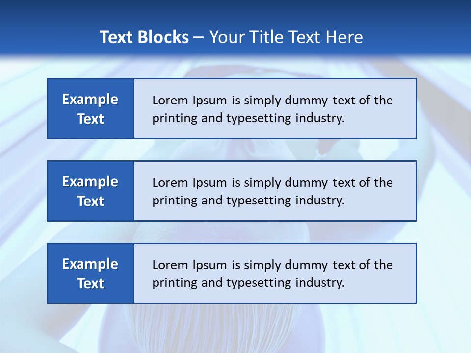 Sunbathing Protection Spa PowerPoint Template