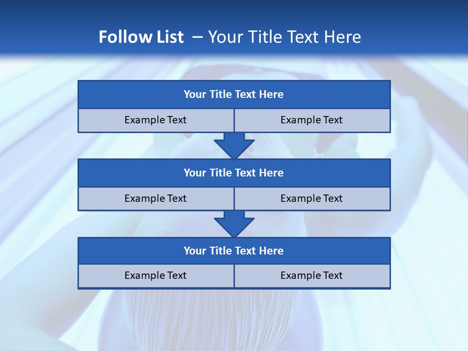 Sunbathing Protection Spa PowerPoint Template