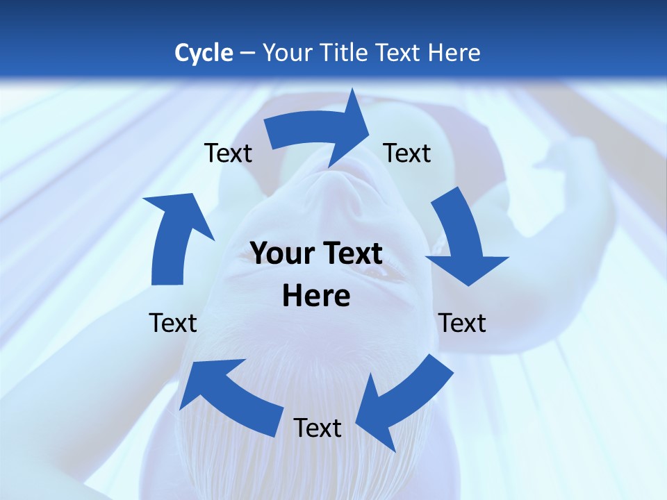 Sunbathing Protection Spa PowerPoint Template