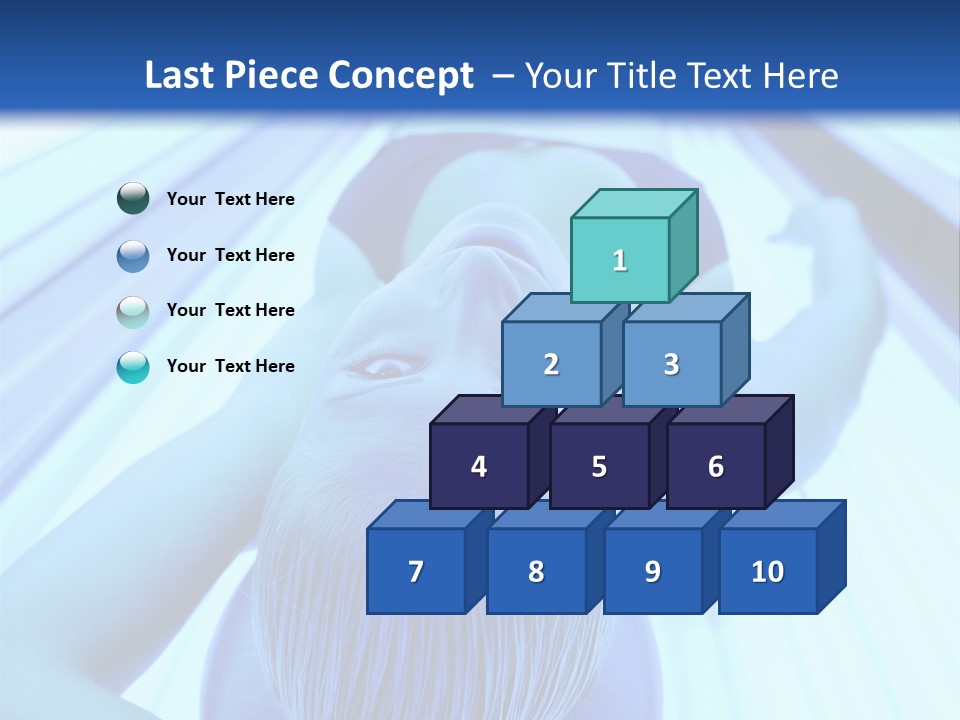 Sunbathing Protection Spa PowerPoint Template