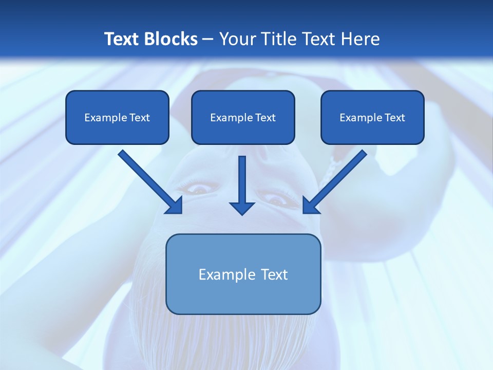 Sunbathing Protection Spa PowerPoint Template