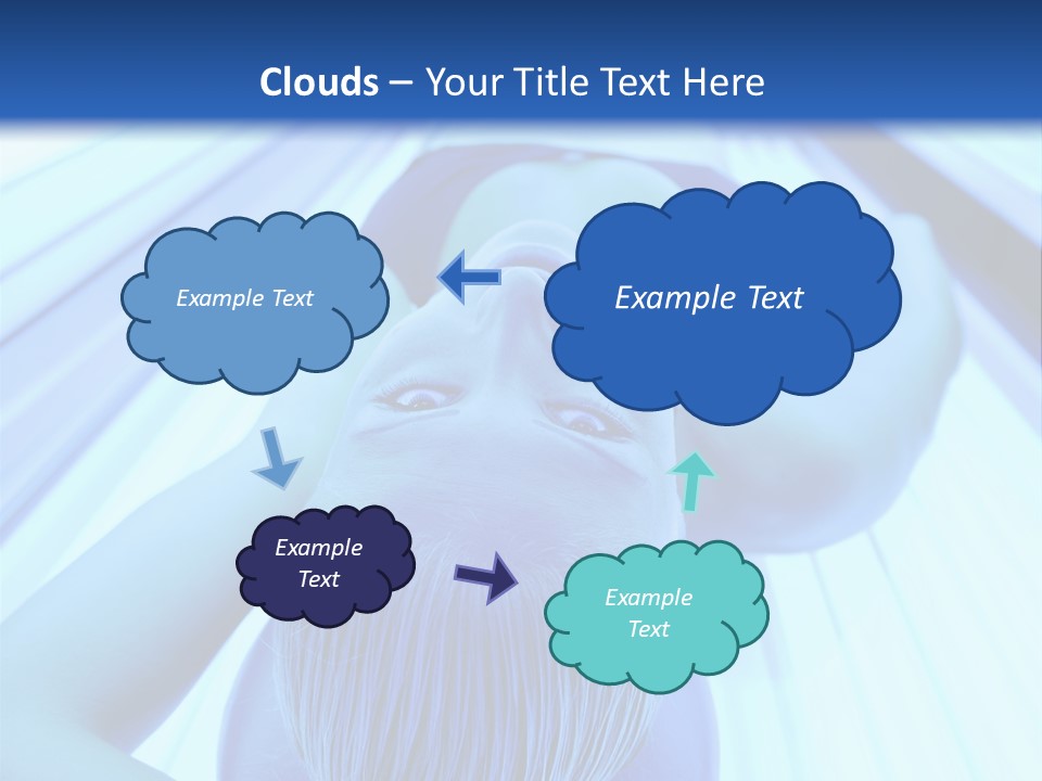Sunbathing Protection Spa PowerPoint Template