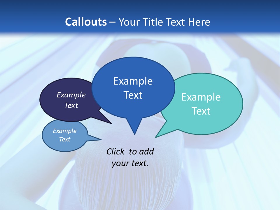 Sunbathing Protection Spa PowerPoint Template