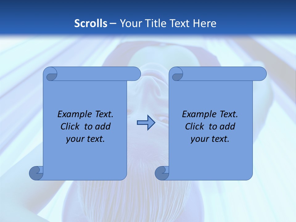 Sunbathing Protection Spa PowerPoint Template
