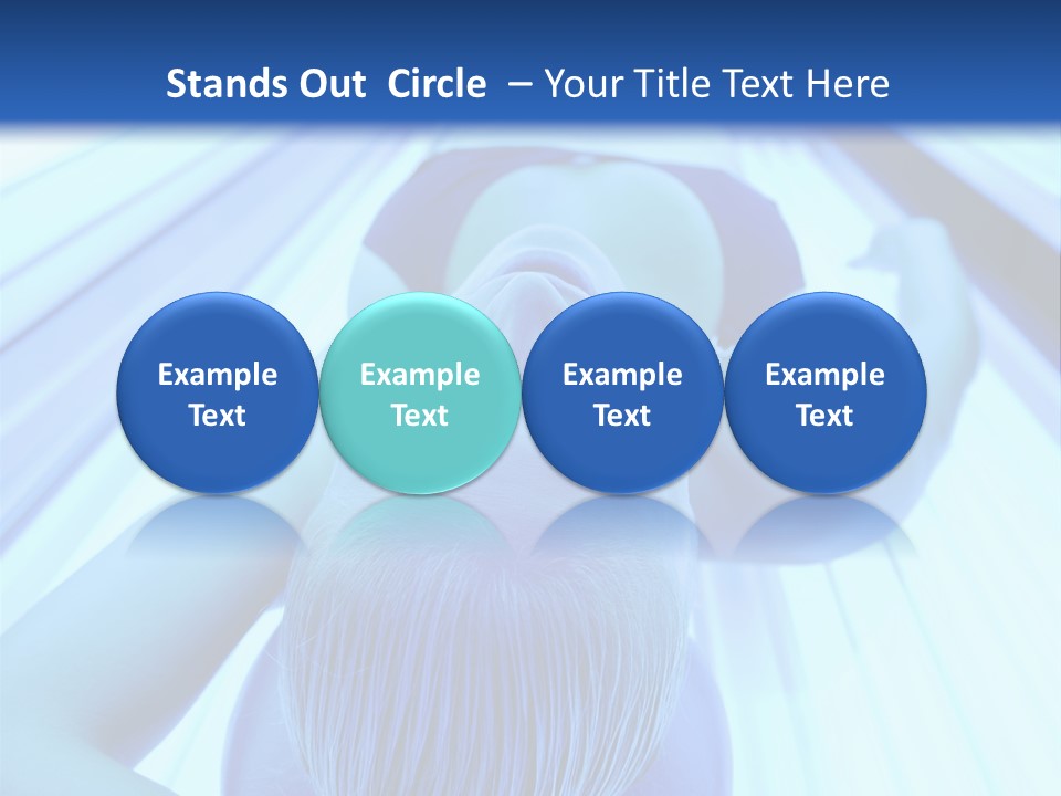 Sunbathing Protection Spa PowerPoint Template