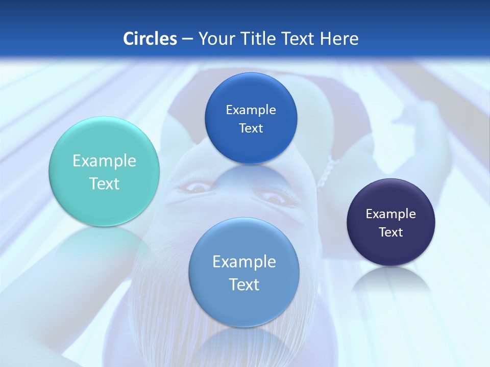 Sunbathing Protection Spa PowerPoint Template