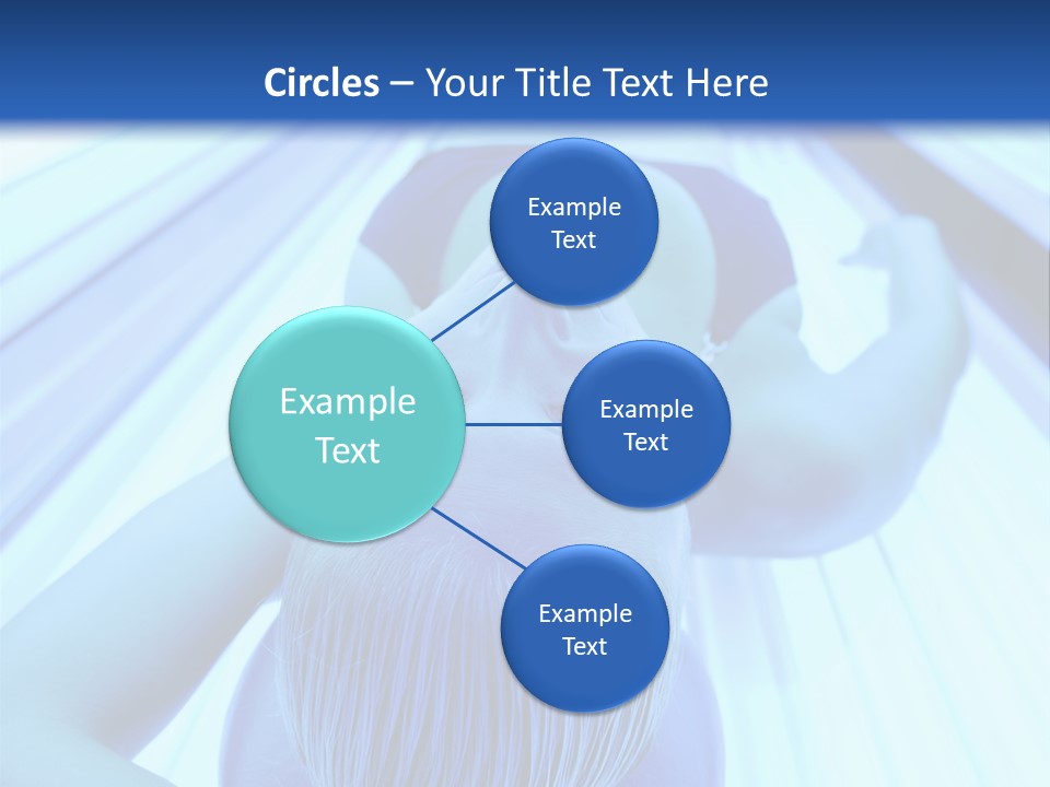 Sunbathing Protection Spa PowerPoint Template