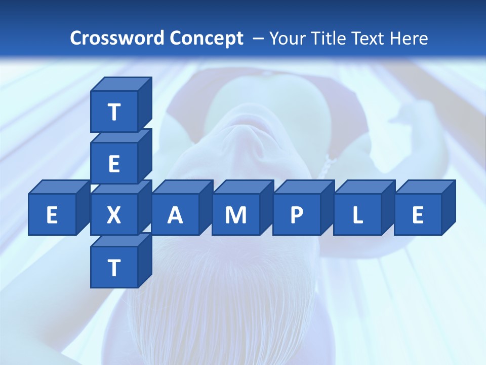 Sunbathing Protection Spa PowerPoint Template