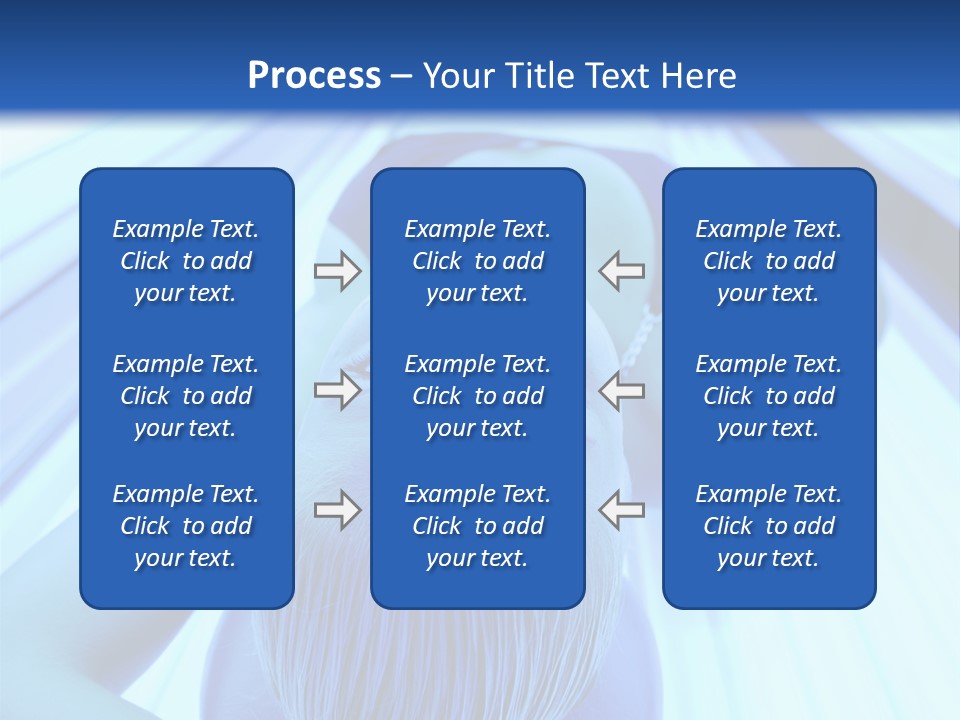Sunbathing Protection Spa PowerPoint Template
