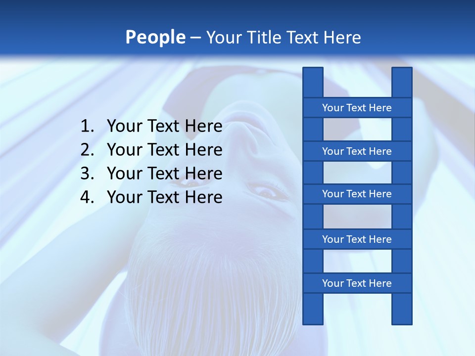 Sunbathing Protection Spa PowerPoint Template