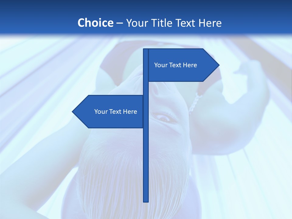 Sunbathing Protection Spa PowerPoint Template