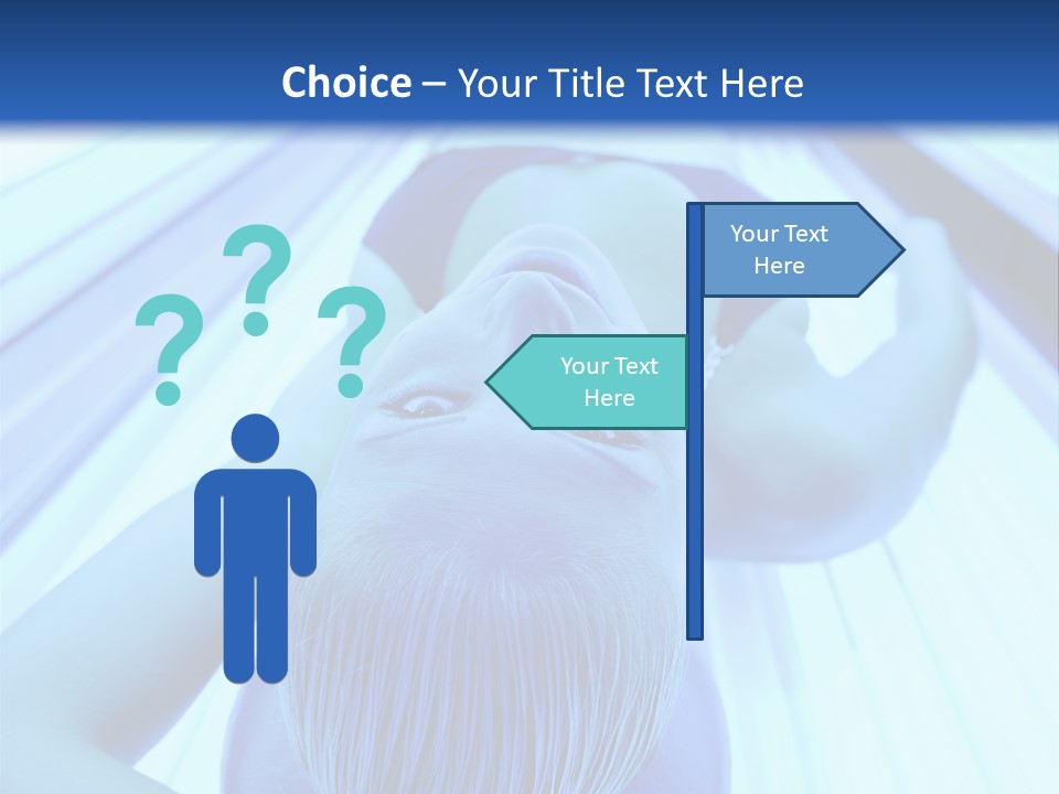 Sunbathing Protection Spa PowerPoint Template