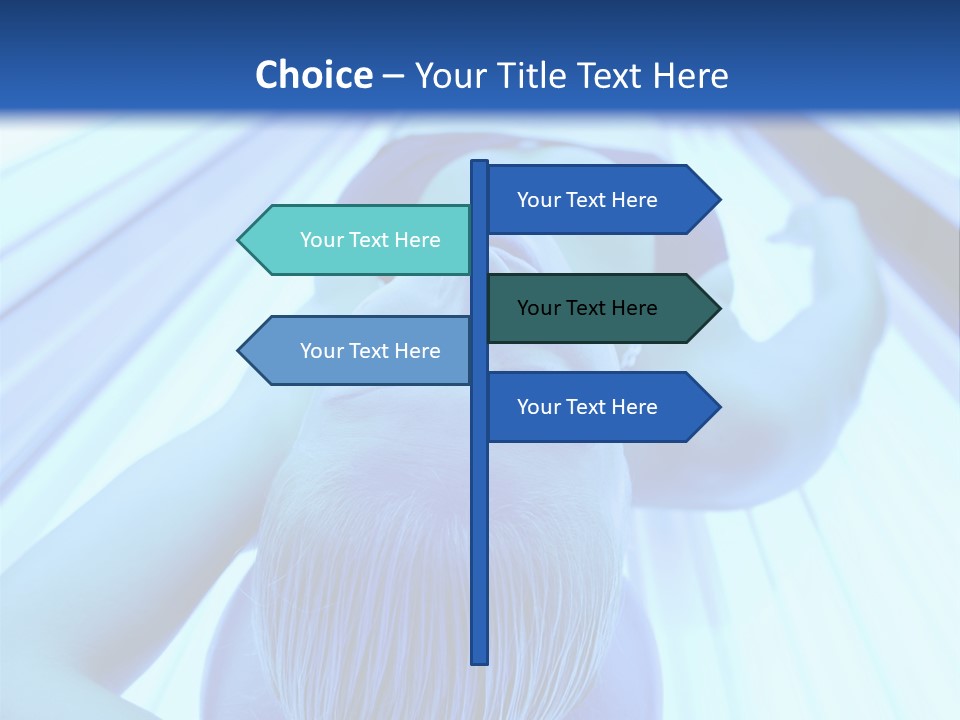 Sunbathing Protection Spa PowerPoint Template