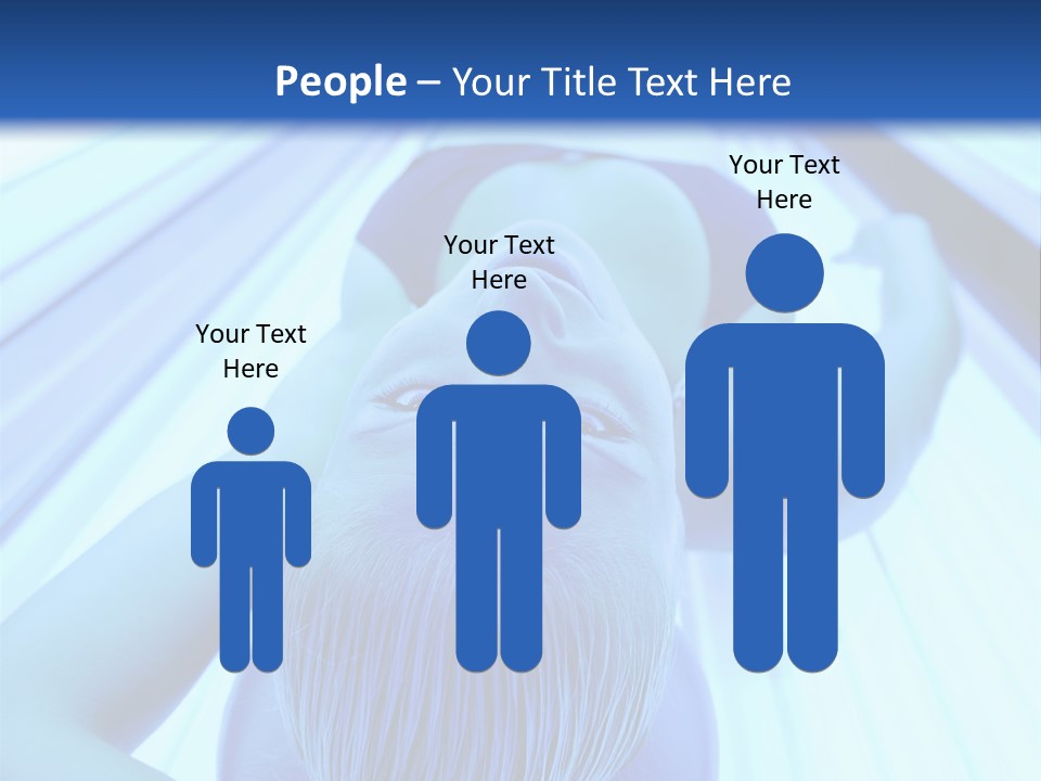 Sunbathing Protection Spa PowerPoint Template