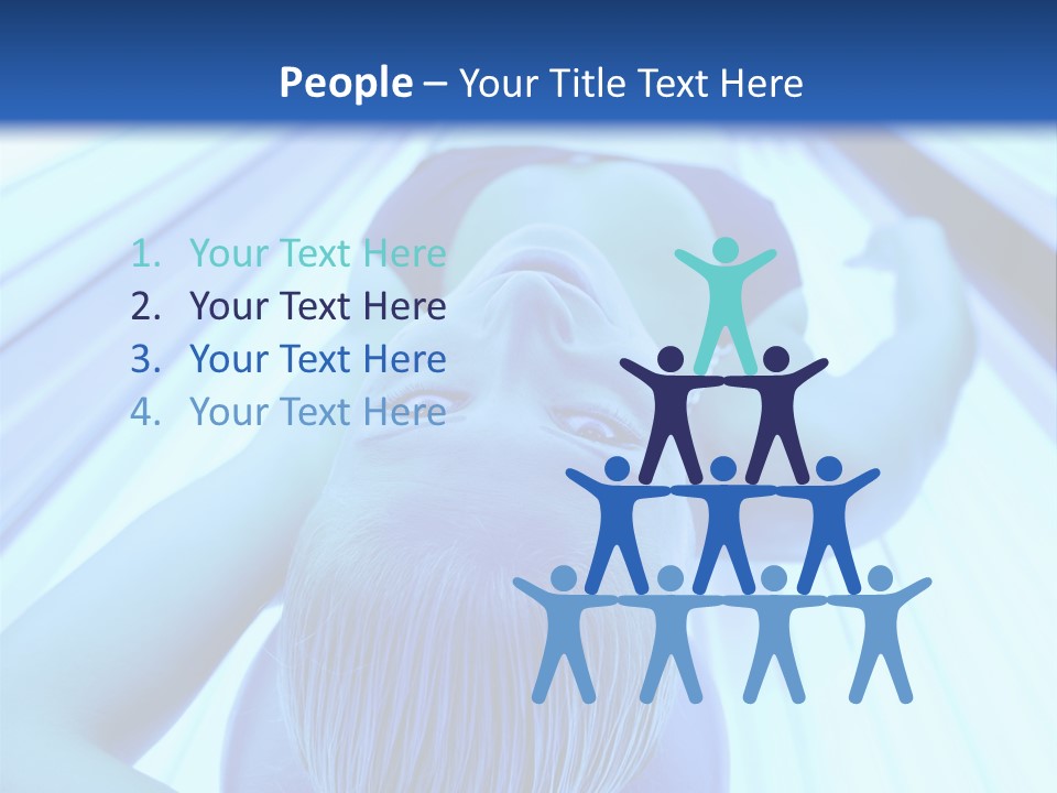 Sunbathing Protection Spa PowerPoint Template