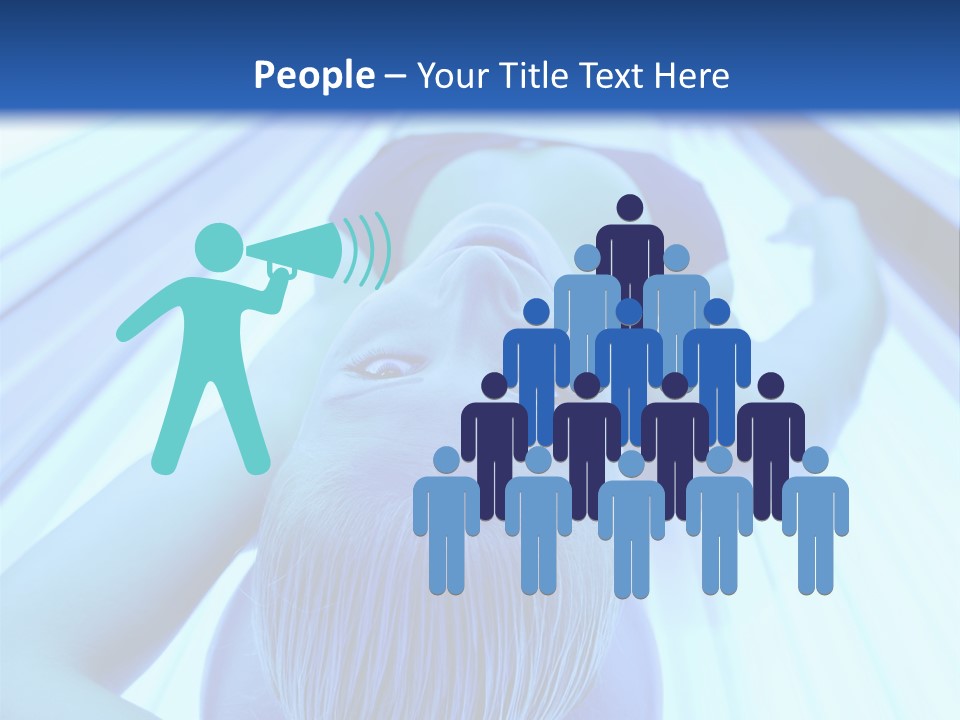 Sunbathing Protection Spa PowerPoint Template