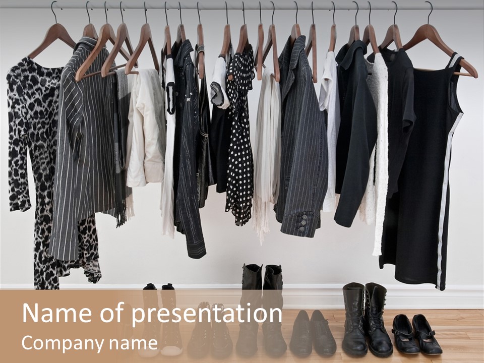 Shirt Casual Room PowerPoint Template