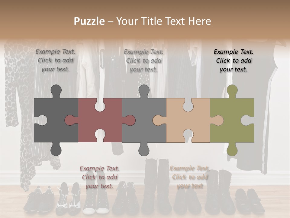 Shirt Casual Room PowerPoint Template