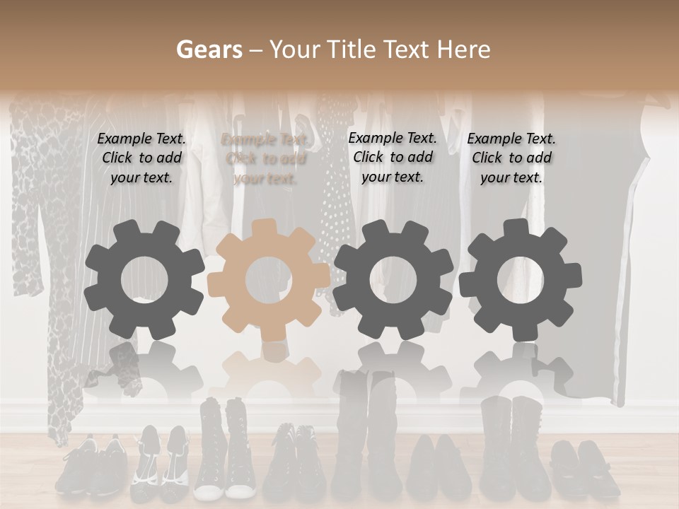 Shirt Casual Room PowerPoint Template