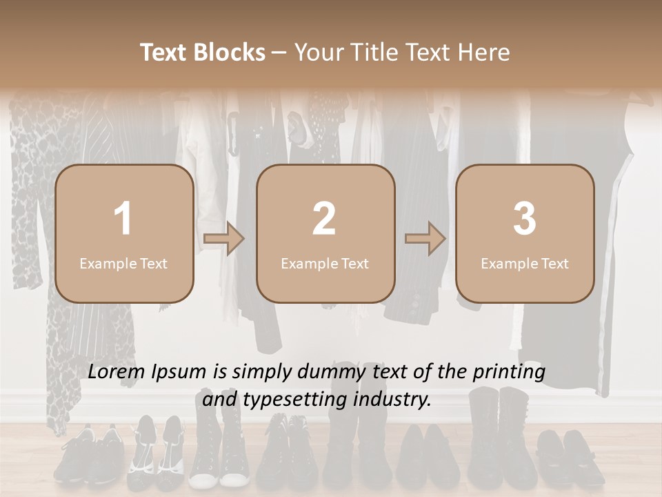 Shirt Casual Room PowerPoint Template