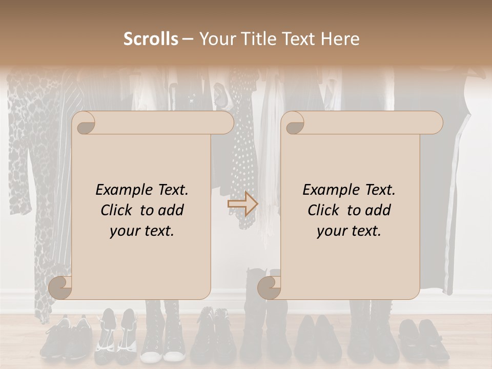 Shirt Casual Room PowerPoint Template