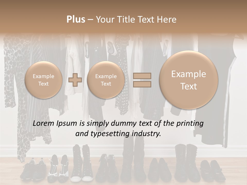 Shirt Casual Room PowerPoint Template