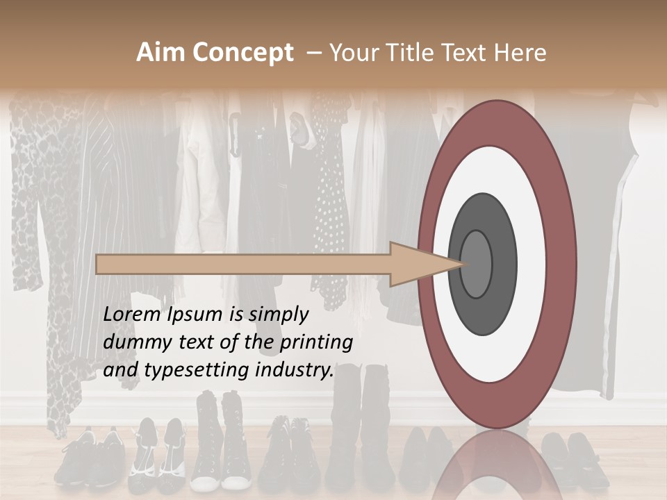 Shirt Casual Room PowerPoint Template