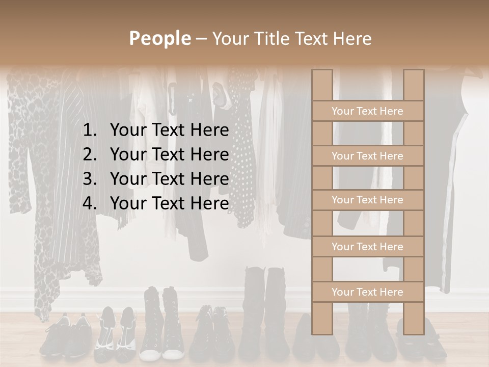 Shirt Casual Room PowerPoint Template