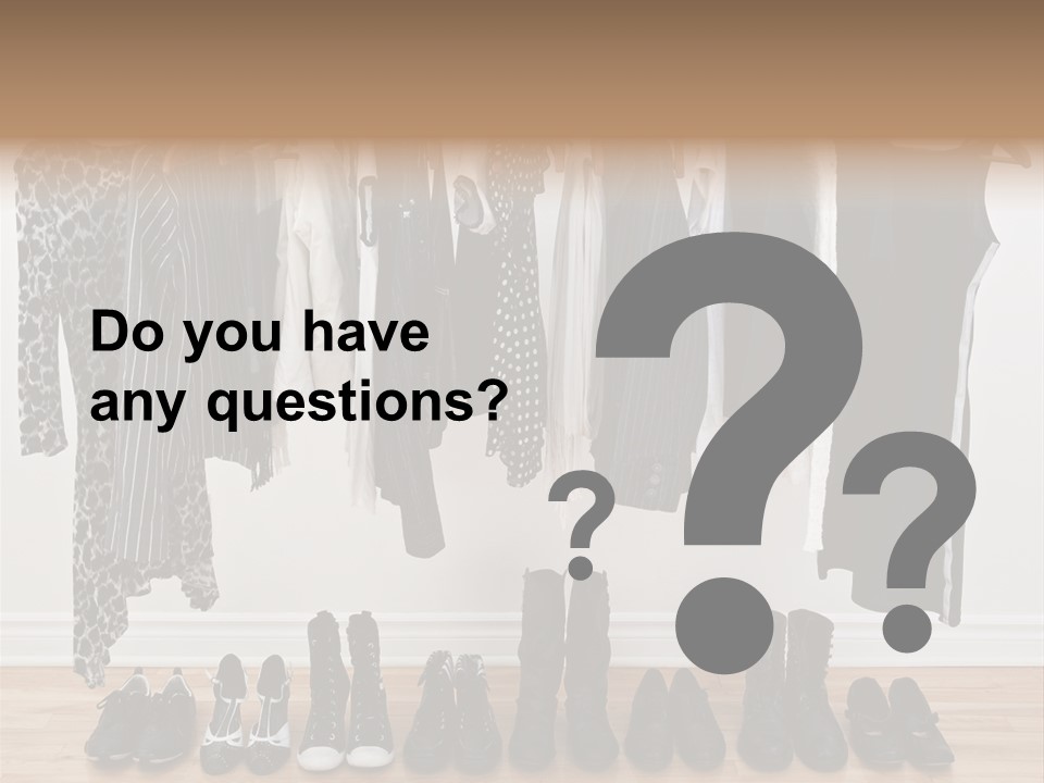 Shirt Casual Room PowerPoint Template