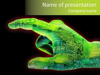 Construct Hand Future PowerPoint Template