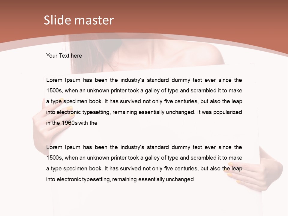 Space Presentation Smile PowerPoint Template