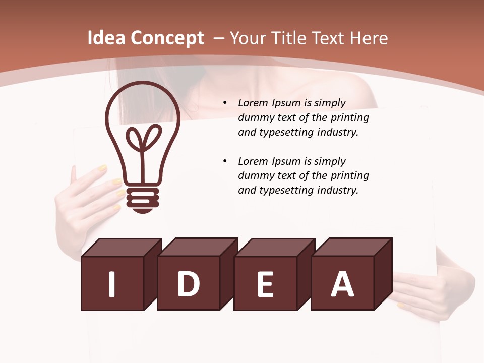 Space Presentation Smile PowerPoint Template