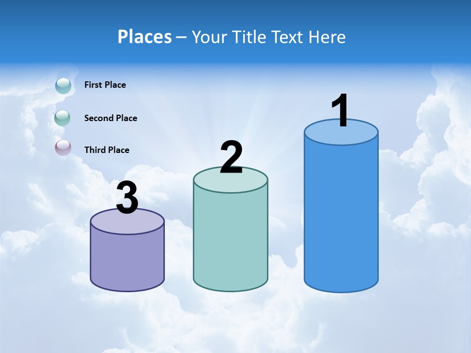 Cloudscape Awe Overcast PowerPoint Template