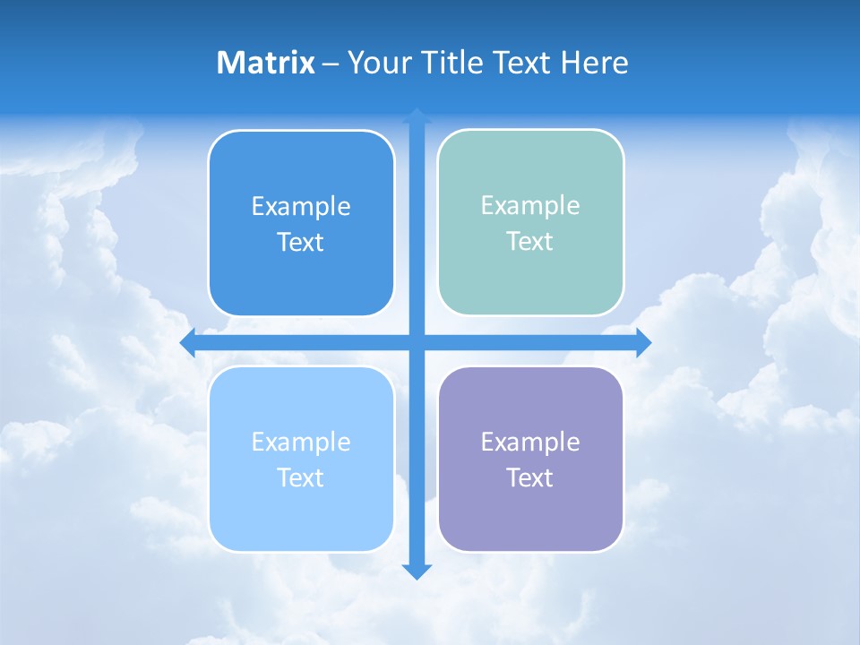 Cloudscape Awe Overcast PowerPoint Template
