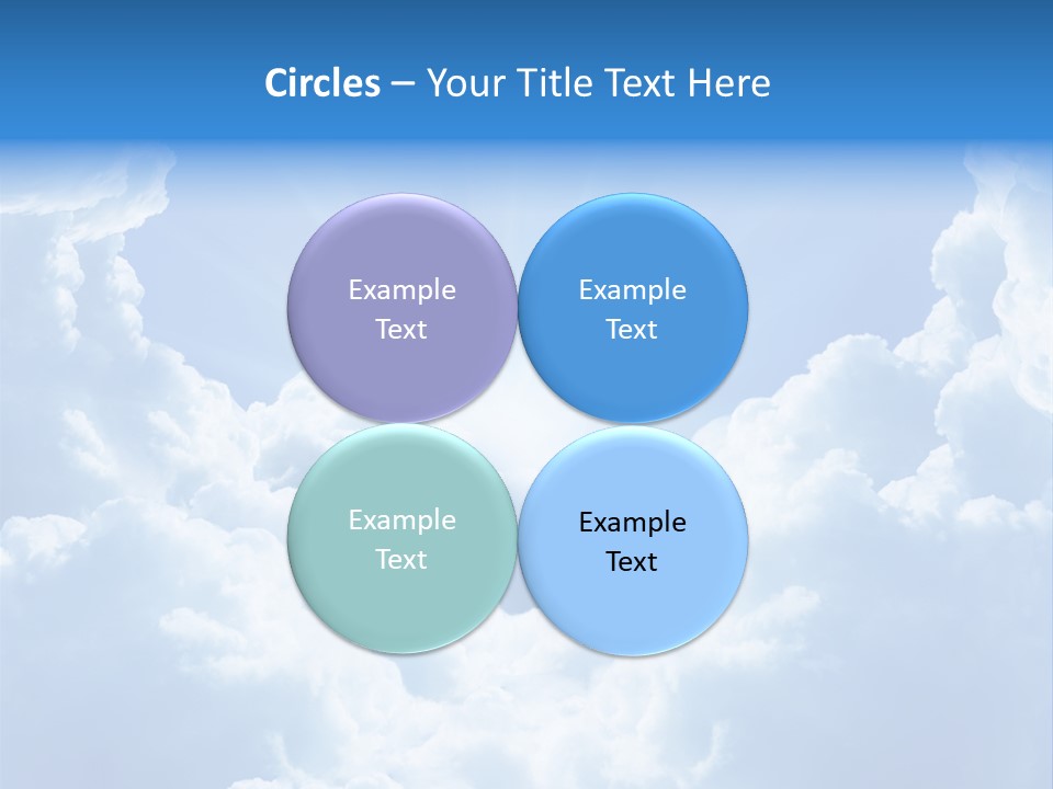 Cloudscape Awe Overcast PowerPoint Template