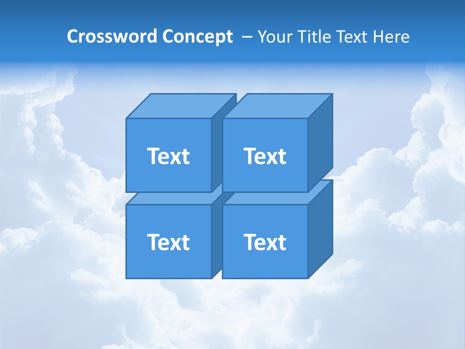 Cloudscape Awe Overcast PowerPoint Template