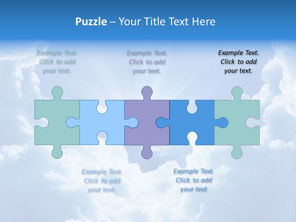 Cloudscape Awe Overcast PowerPoint Template