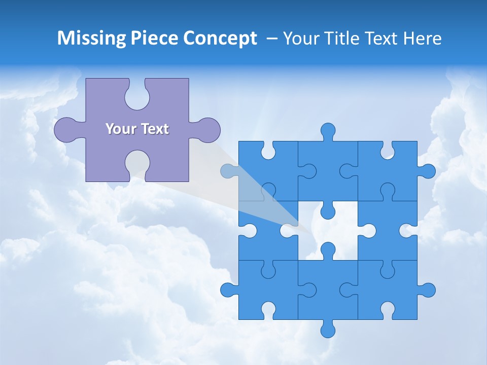 Cloudscape Awe Overcast PowerPoint Template
