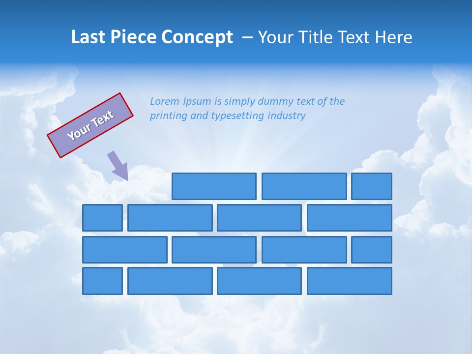 Cloudscape Awe Overcast PowerPoint Template