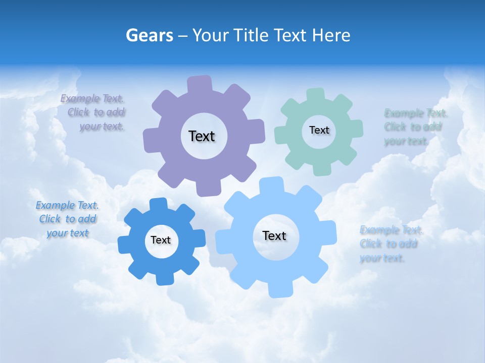 Cloudscape Awe Overcast PowerPoint Template
