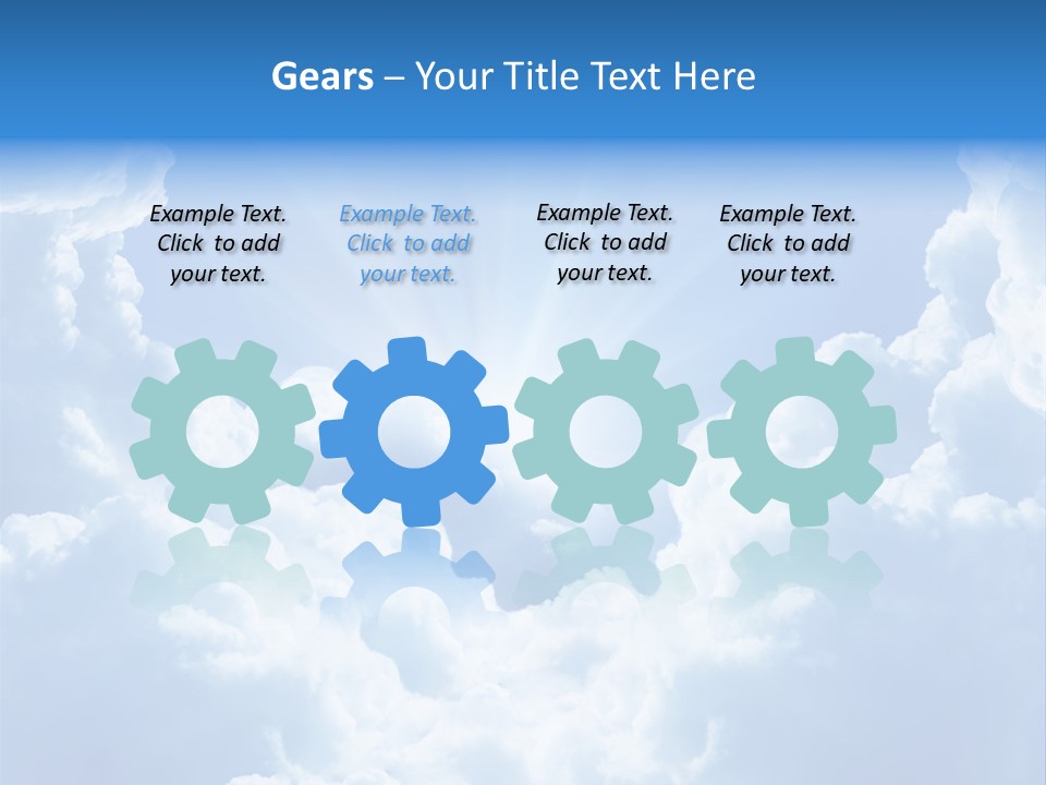 Cloudscape Awe Overcast PowerPoint Template