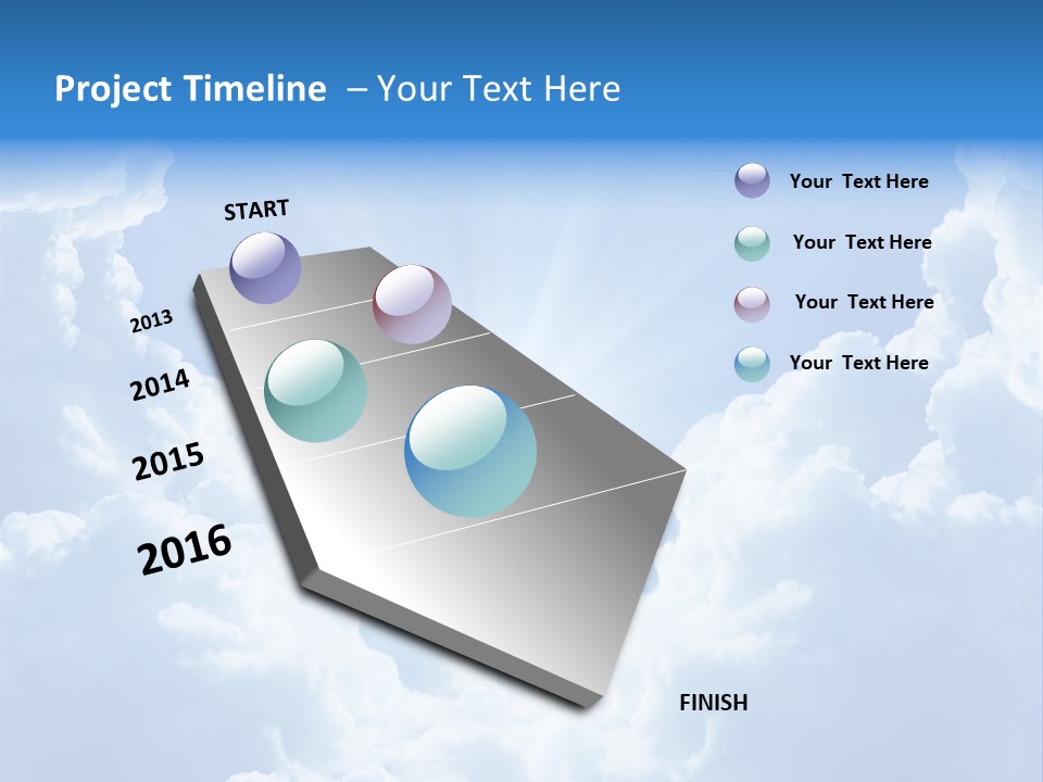 Cloudscape Awe Overcast PowerPoint Template