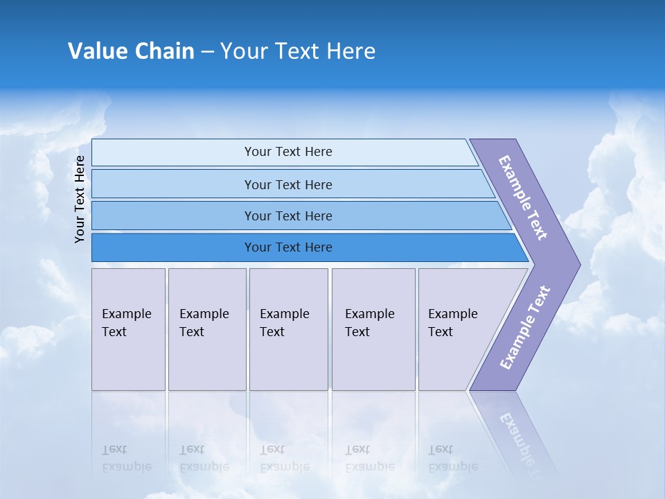 Cloudscape Awe Overcast PowerPoint Template
