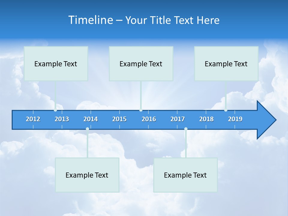 Cloudscape Awe Overcast PowerPoint Template
