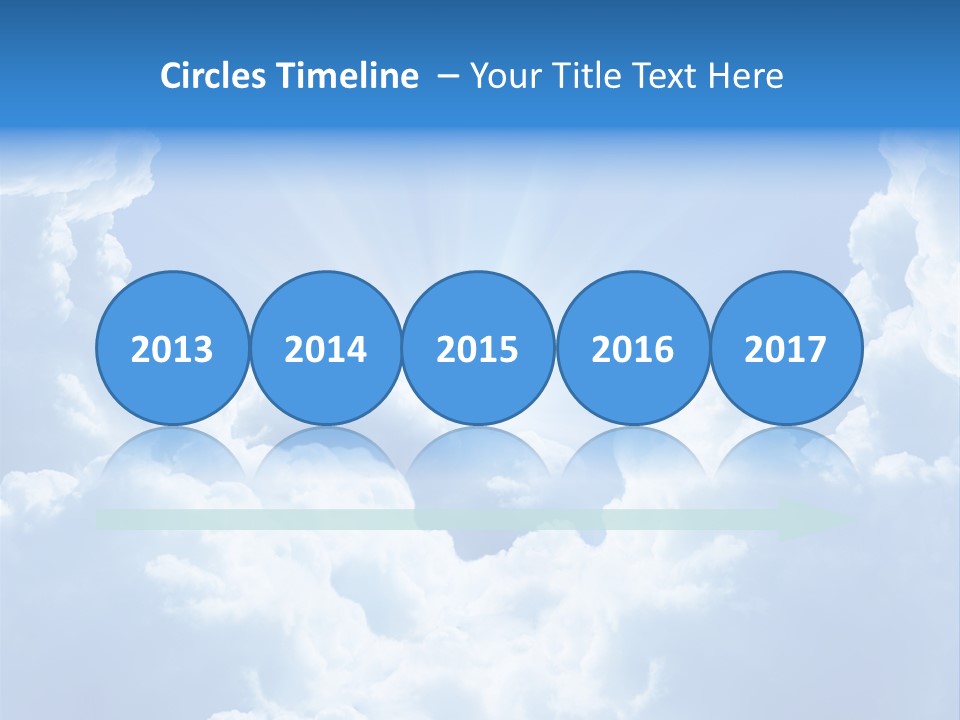 Cloudscape Awe Overcast PowerPoint Template